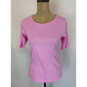 NWT Soya Concept Pink Organic Cotton T-Shirt Size S #0451